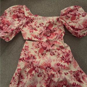 Floral Puff Sleeve Dress